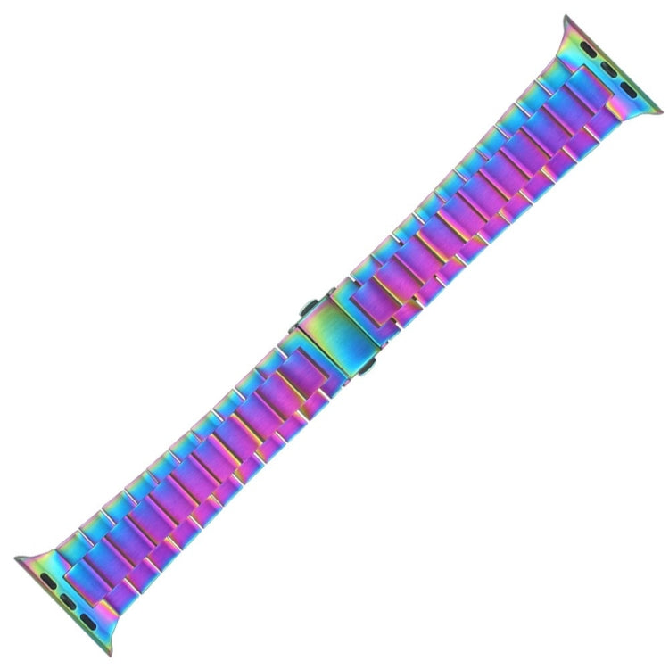 Small Waist Stainless Steel Watch Band For Apple Watch Series, For Apple Watch Series 8&7 45mm / SE 2&6&SE&5&4 44mm / 3&2&1 42mm, 7 41mm / 6&SE&5&4 40mm / 3&2&1 38mm, 7 45mm / 6&SE&5&4 44mm / 3&2&1 42mm                                                  ...