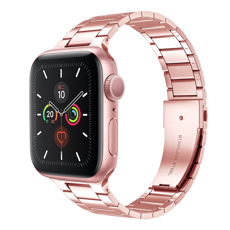 Small Waist Stainless Steel Watch Band For Apple Watch Series, For Apple Watch Series 8&7 45mm / SE 2&6&SE&5&4 44mm / 3&2&1 42mm, 7 41mm / 6&SE&5&4 40mm / 3&2&1 38mm, 7 45mm / 6&SE&5&4 44mm / 3&2&1 42mm                                                  ...