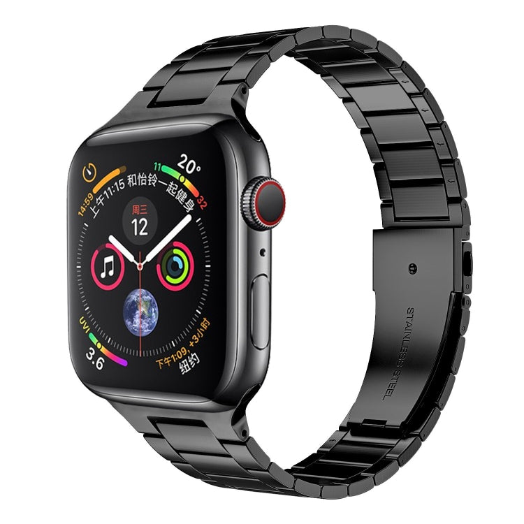Small Waist Stainless Steel Watch Band For Apple Watch Series, For Apple Watch Series 8&7 45mm / SE 2&6&SE&5&4 44mm / 3&2&1 42mm, 7 41mm / 6&SE&5&4 40mm / 3&2&1 38mm, 7 45mm / 6&SE&5&4 44mm / 3&2&1 42mm                                                  ...