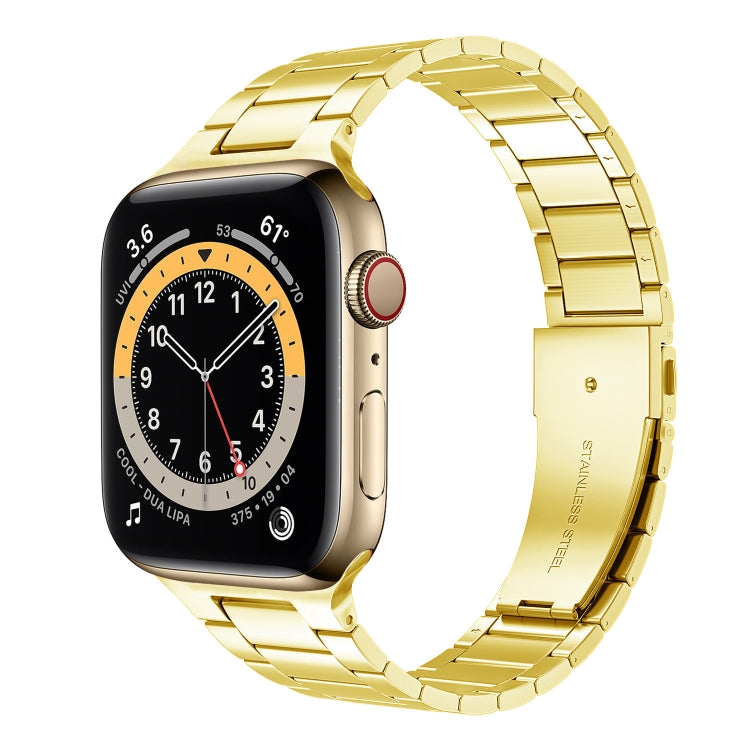 Small Waist Stainless Steel Watch Band For Apple Watch Series, For Apple Watch Series 8&7 45mm / SE 2&6&SE&5&4 44mm / 3&2&1 42mm, 7 41mm / 6&SE&5&4 40mm / 3&2&1 38mm, 7 45mm / 6&SE&5&4 44mm / 3&2&1 42mm                                                  ...