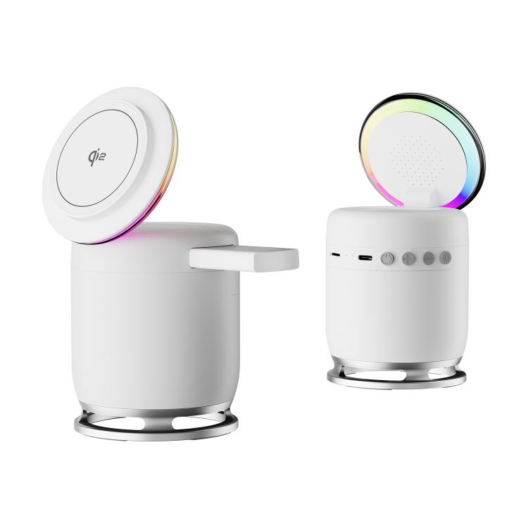 C52 Foldable 5 in 1 Desktop Magnetic Wireless Charging Bluetooth Speaker
