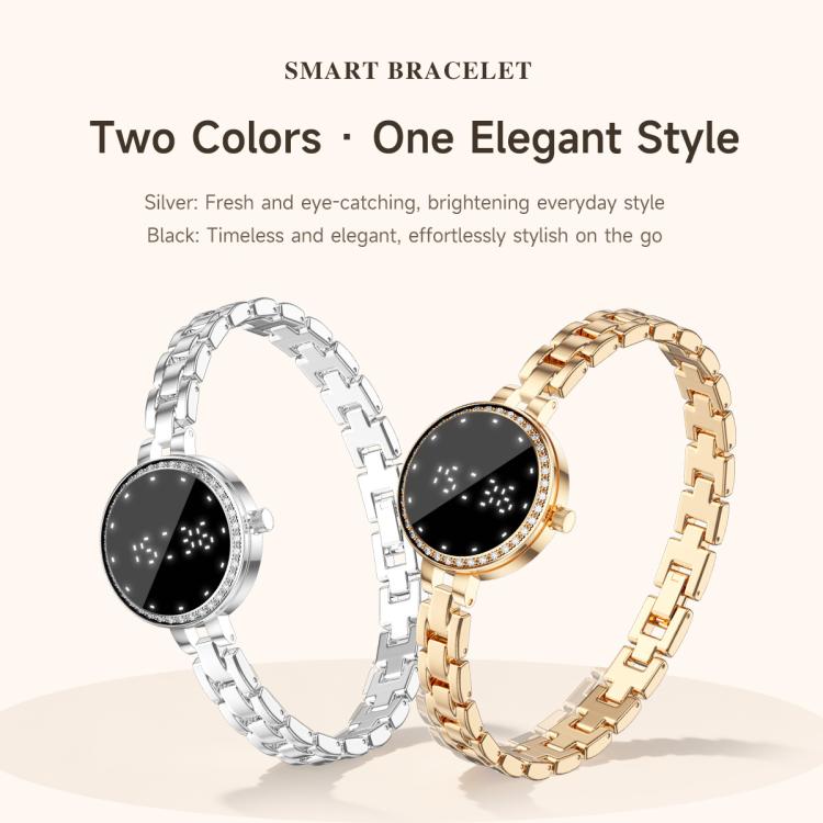 L6 Smart Watch Fashion Bracelet, Support Health Monitoring / Raise To Wake Screen