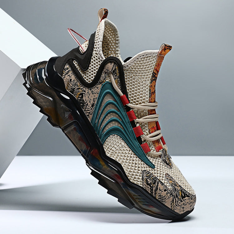 1927A Summer Hollow Flying Knit Breathable Sports Shoes Men Casual Shoes, 39, 40, 41, 42, 43, 44, 45, 46