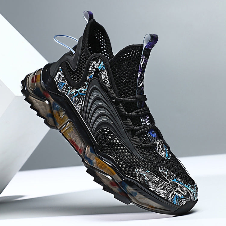 1927A Summer Hollow Flying Knit Breathable Sports Shoes Men Casual Shoes, 39, 40, 41, 42, 43, 44, 45, 46