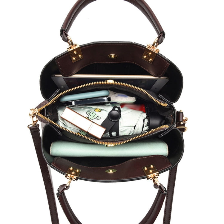 Spring Summer Lady Handbag Large Capacity Colorblocking Shoulder Crossbody Bag