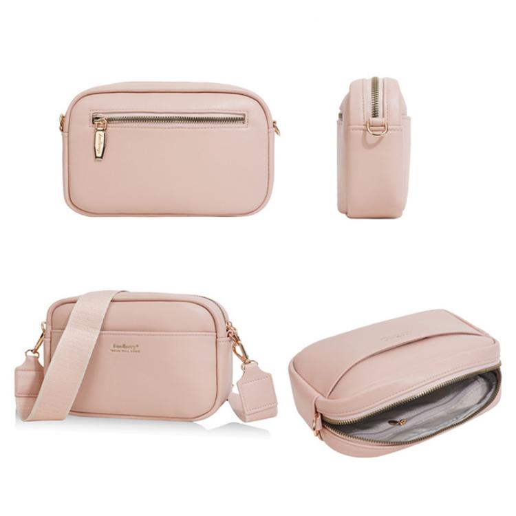 Baellerry N8941 Women Crossbody Bag Minimalist Zipper Square Pouch